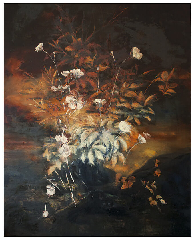 nightfall, joris vanpoucke, dmw gallery, painting