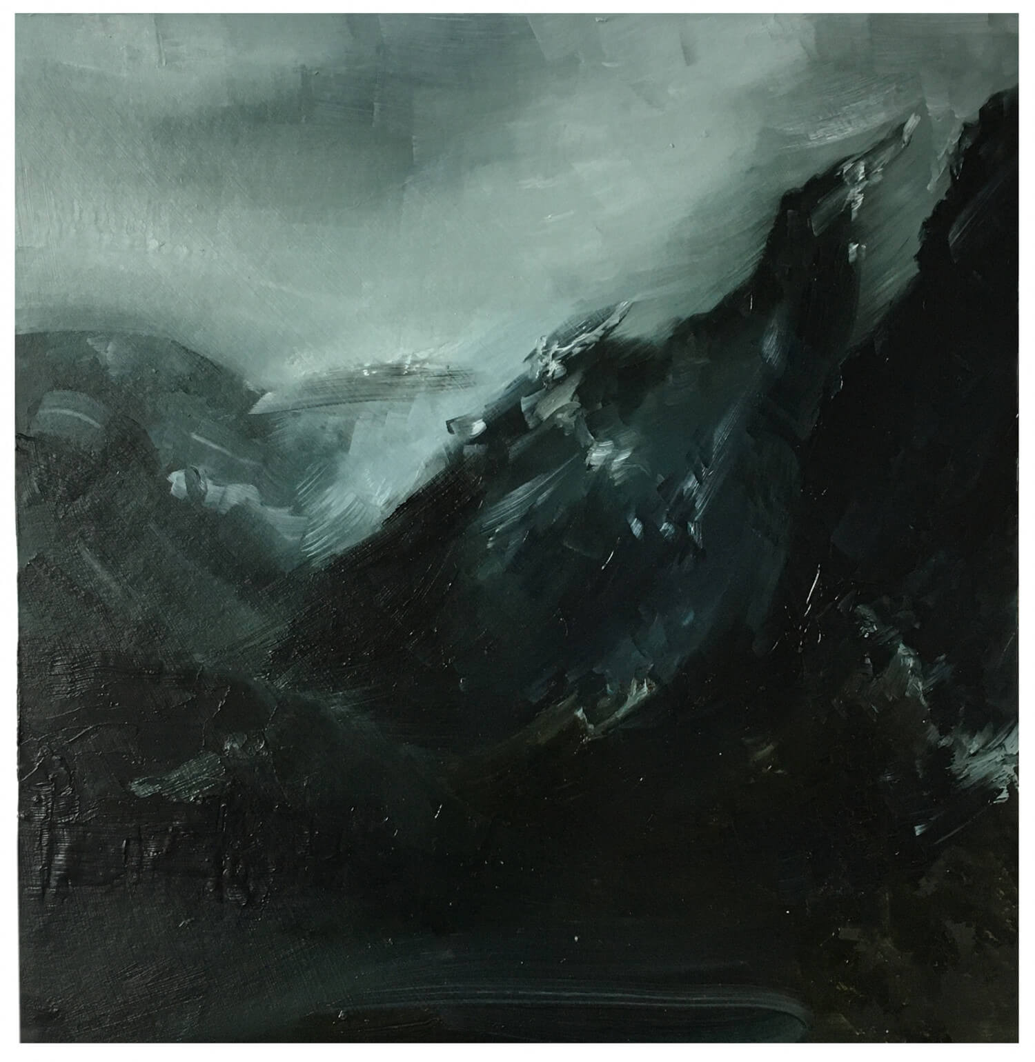 mountains, joris vanpoucke, painting, dmw gallery