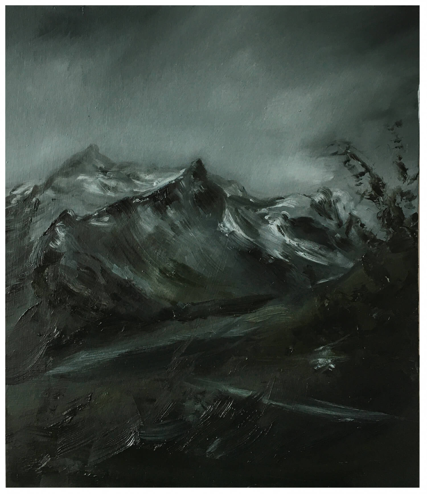joris vanpoucke, painting, dmw gallery, mountain