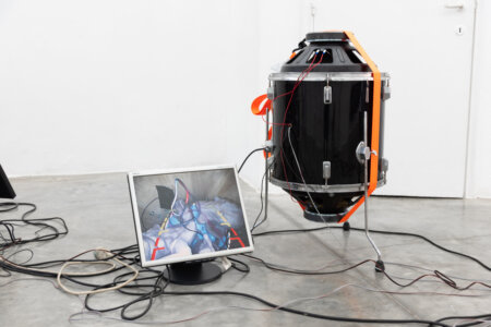 piece for seven drums, dmw gallery, daan peeters, ruben de smet, art installation
