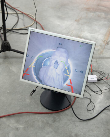piece for seven drums, dmw gallery, daan peeters, ruben de smet, art installation