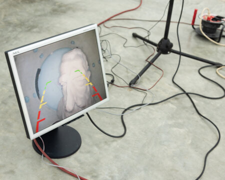 piece for seven drums, dmw gallery, daan peeters, ruben de smet, art installation