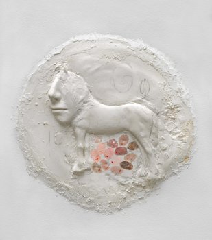 femmy otten, wall sculpture, untitled, dmw gallery