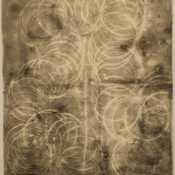 Denitsa Todorova, Signs of light, 178cm x137cm, pencil and pastel on paper ,2018