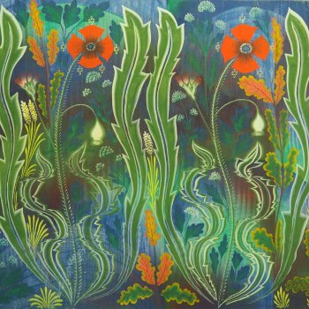 gijs frieling, twee klaprozen, dmw gallery, painting