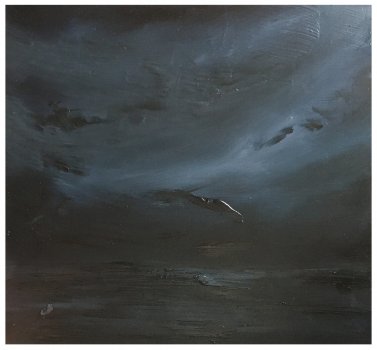 joris vanpoucke, painting, dmw gallery, marine in indigo