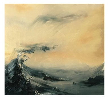 joris vanpoucke, painting, dmw gallery, mountaintop, marine