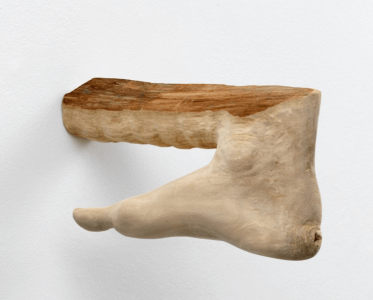 femmy otten, untitled, foot, sculpture, dmw gallery, wood