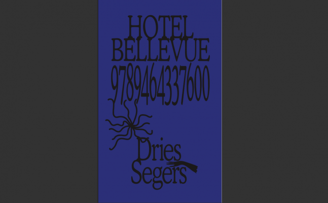 dries segers, hotel bellevue, book