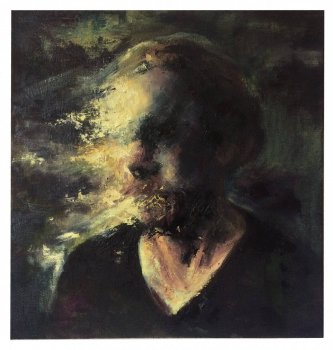 joris vanpoucke, painting, dmw gallery, selfportrait